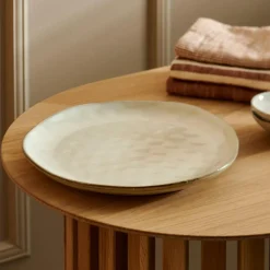 CASA Pratos^EARTH MARL Prato Raso Creme
