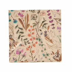 CASA Guardanapos^ECO DRIED FLOWER Guardanapos Conjunto De 20 Multicolor