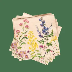 CASA Guardanapos^ECO FLORAL Guardanapos Conjunto De 20 Diversas Cores