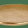 CASA Pratos Decorativos^ERBA Prato Para Velas Dourado