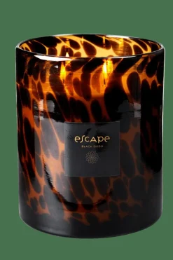 CASA Velas Perfumadas|Velas^ESCAPE BLACK OUDH Vela Perfumada Em Copo Preto, Castanho, Ocre