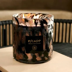 CASA Velas Perfumadas|Velas^ESCAPE INDIAN INSPIRATION Vela Perfumada Preto, Acobreado, Multicolor