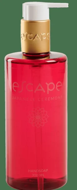 CASA Cuidado De Corpo^ESCAPE JAPANESE CEREMONY Sabonete Em Distribuidor Vermelho