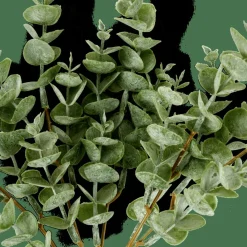 CASA Flores Artificiais^EUCALYPTUS Ramo De Eucalipto Verde