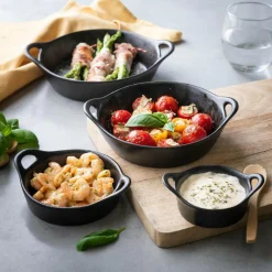 CASA Pratos Para Forno^FERO Prato Para Forno Preto