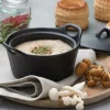 CASA Pratos Para Forno^FERO Tacho Para Forno Com Tampa 40 CL Preto