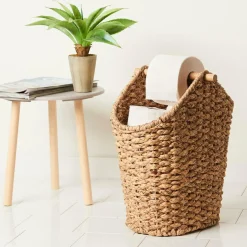 CASA Acessórios Sanita^FLORES Porta- Rolo De Papel Porta-revistas Natural
