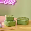 CASA Caixas De Alimentos^FRESHMOOD Caixa Para Lanche Cor: Seaofam (verde)