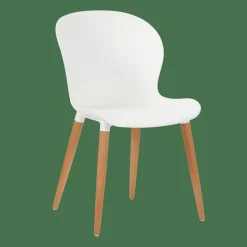 CASA Cadeiras Sala Jantar|Cadeiras De Jardim^FRIDA / FRAY Set De 4 Pés Eucalip Natural