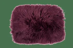 CASA Individuais^FUR Individual Vermelho Escuro