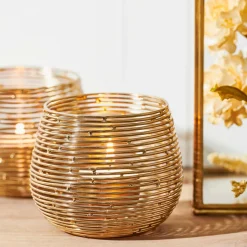 CASA Suportes Para Velas Para Lamparinas^GOLDINA Partylight Dourado