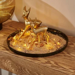 CASA Figuras Deco^GOLDY Decorativo Veado Dourado