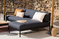 CASA Espreguiçadeiras|Conjuntos Lounge^HANNA Espreguiçadeira Teak Lounge Preto