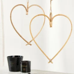 CASA Decoração Para Pendurar^HEART Decoração Para Pendurar Natural