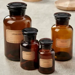 CASA Boiões^HERBORA Pote útil 12,5 CL Castanho
