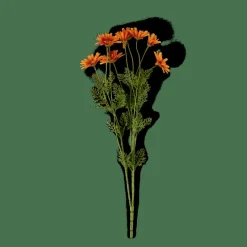 CASA Flores Artificiais|Outono^INDI Crisântemo Cor-de-laranja