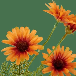 CASA Flores Artificiais|Outono^INDI Crisântemo Cor-de-laranja
