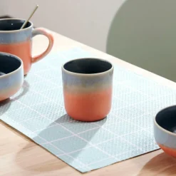 CASA Canecas^JESSIE ORANGE Caneca Sem Pega Cor-de-laranja