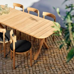 CASA Conjuntos De Jardim|Mesas De Jardim^JULES Conjunto De Jardim Com Almofadas De Cadeira Preto