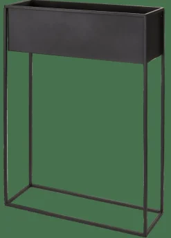 CASA Vasos Em Pé^LARGO Vaso Preto