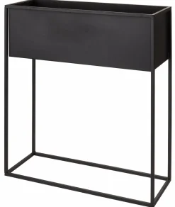 CASA Vasos Em Pé^LARGO Vaso Preto