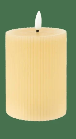 CASA Velas Led^LED Vela Com LED Castanho