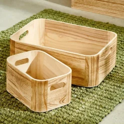 CASA Grades|Caixas De Arrumação^LIGNO Caixa Natural