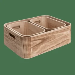 CASA Grades|Caixas De Arrumação^LIGNO Caixa Natural