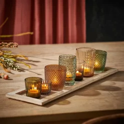 CASA Suportes Para Velas Para Lamparinas^LINDO Conjunto Partylight De 8 Peças Diversas Cores