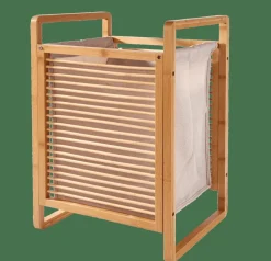 CASA Cestos Para Roupa^LINOLUX BAMBOE Cesto Para Roupa Suja Natural