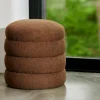 CASA Outono|Puffs^LOBBY Pufe Castanho