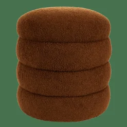 CASA Outono|Puffs^LOBBY Pufe Castanho