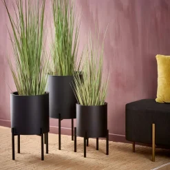 CASA Vasos|Vasos Em Pé^LOUNGE Vaso De Jardim Preto