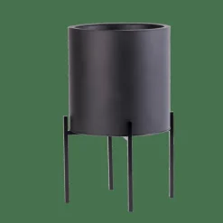 CASA Vasos|Vasos Em Pé^LOUNGE Vaso De Jardim Preto