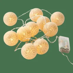 CASA Kids|Grinaldas Com Luzes^LUIS Grinalda 10 Leds Dourado