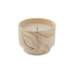 CASA Velas Para Exterior^MARBLE Vela Para Exterior Branco, Cor-de-laranja