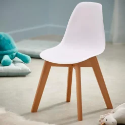 CASA Kids|Móveis Para Criancas^MATHIAS Cadeira Para Crianças Branco, Natural