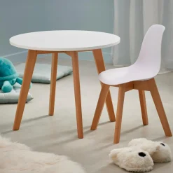 CASA Kids|Móveis Para Criancas^MATHIAS Mesa Para Criança Branco, Natural