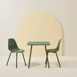 CASA Kids^MIKA Mesa De Criança Com 2 Cadeiras Verde
