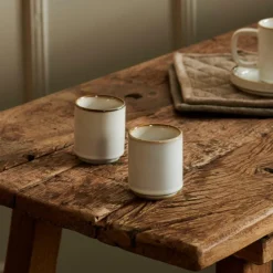 CASA Canecas^MINERAL MARBLE Chávena De Café 10 CL Branco