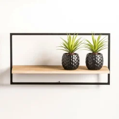 CASA Estantes De Parede^MIX&MATCH Estante Para Pendurar Preto, Natural