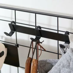 CASA Decoração De Parede^MODULAR Cabide Com 3 Ganchos Preto