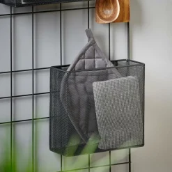 CASA Decoração De Parede^MODULAR Cesto De Fios Preto