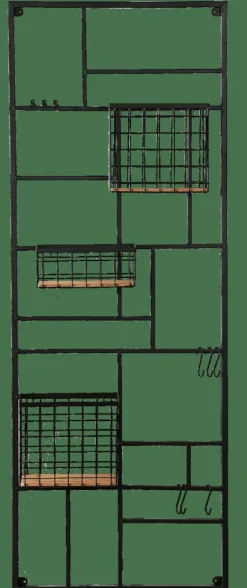 CASA Decoração De Parede|Estantes De Parede^MODULAR Estante De Parede Preto