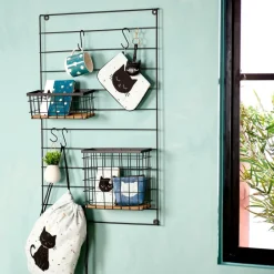 CASA Decoração De Parede|Estantes De Parede^MODULAR Estante Preto