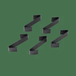 CASA Decoração De Parede^MODULAR 5 Ganchos S Preto