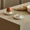 CASA Bases Para Ovos^MOON Base Para Ovo Branco