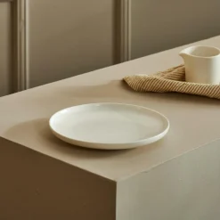 CASA Pratos^MOON Prato De Sobremesa Branco