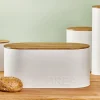 CASA Lancheiras|Latas De Alimentos^NAGINI Caixa Para Pão Branco, Natural