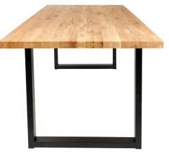 CASA Mesas De Jantar^NEW OAK Perna De Mesa Preto